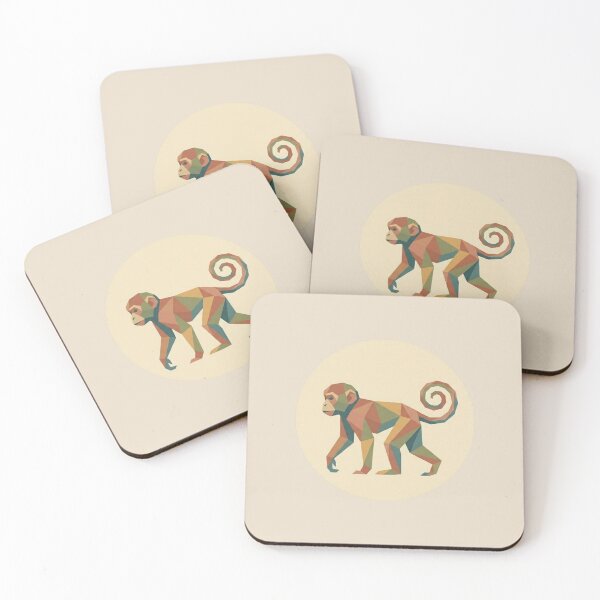 Item preview, Geometric Primate Explorer – Coffee Mug for Creative Minds designed and sold by bsbd-action.