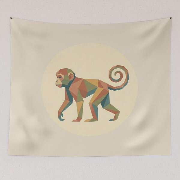 Item preview, Geometric Primate Explorer – Coffee Mug for Creative Minds designed and sold by bsbd-action.