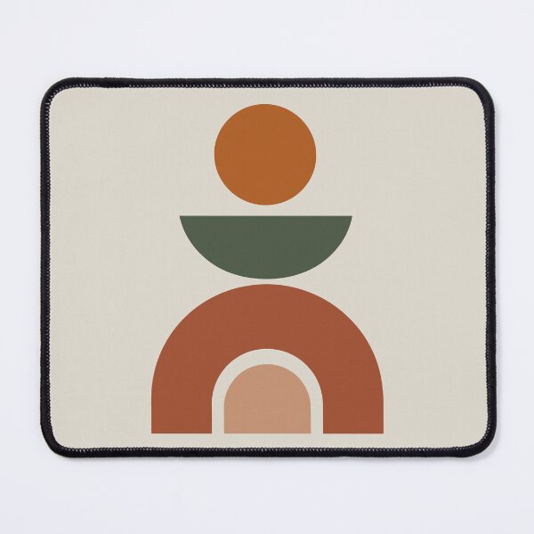 Item preview, Geometric Shapes on Brown Background designed and sold by jkrphoto.