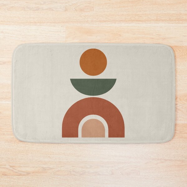 Item preview, Geometric Shapes on Brown Background designed and sold by jkrphoto.