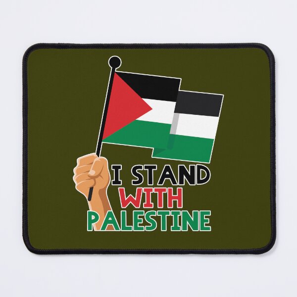 Item preview, Palestinian Resistance Solidarity Design I Stand with Palestine -Black designed and sold by Hurriyyatee.