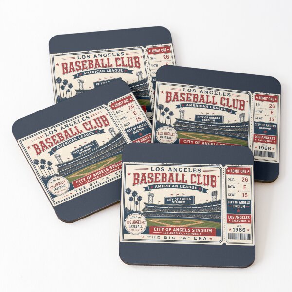 Item preview, Los Angeles Baseball Club Vintage Ticket Shirt | City of Angels Stadium Retro Baseball Graphic designed and sold by GhostDawgs.