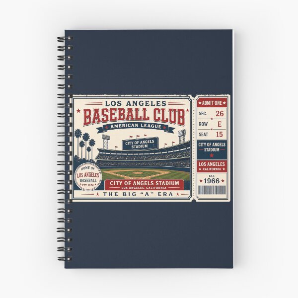 Item preview, Los Angeles Baseball Club Vintage Ticket Shirt | City of Angels Stadium Retro Baseball Graphic designed and sold by GhostDawgs.
