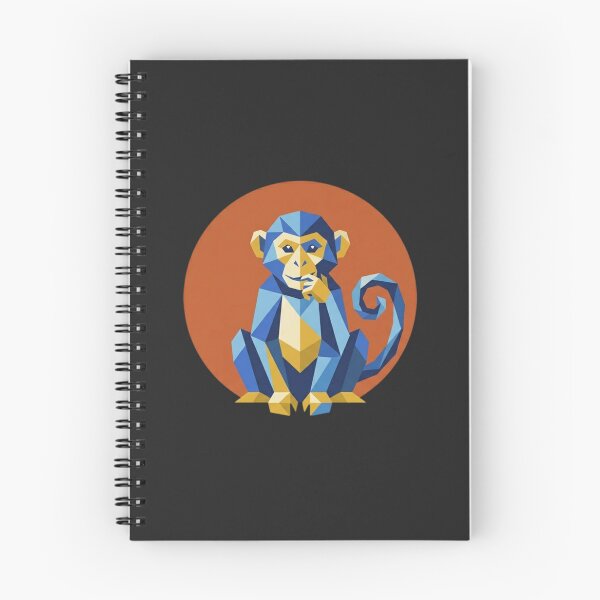 Item preview, Geometric Curious Monkey – Mobile Phone Case for Tech Enthusiasts designed and sold by bsbd-action.