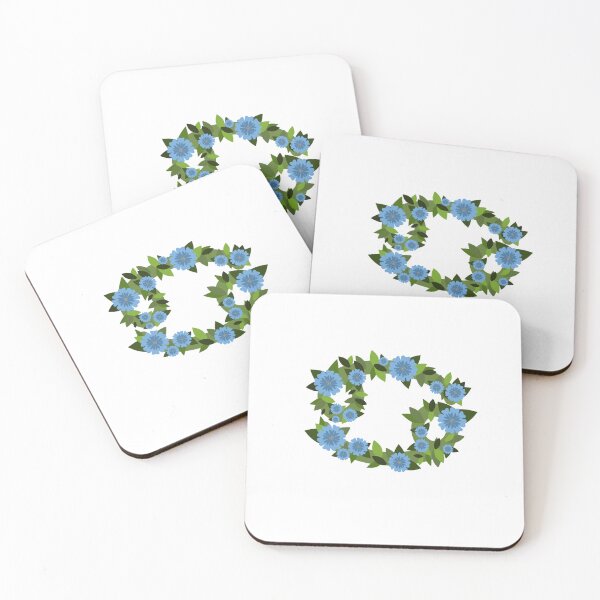 Artikelvorschau, Sternzeichen Krebs mit Blumen entworfen und verkauft von Blue Green Purple.