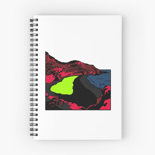 Item preview, El Golfo Pop Art Neon Green Lagoon Lanzarote designed and sold by DuckOddity.