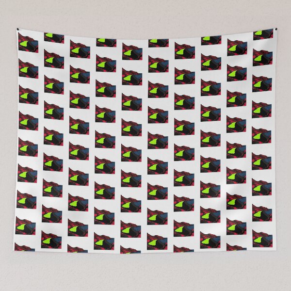 Item preview, El Golfo Pop Art Neon Green Lagoon Lanzarote designed and sold by DuckOddity.