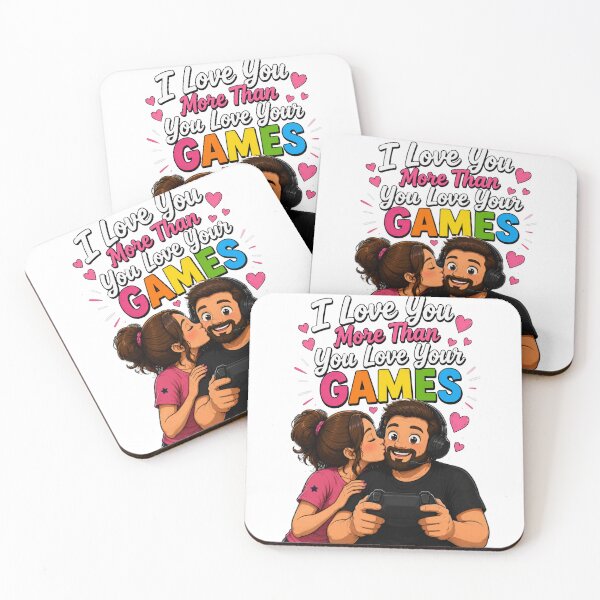 Item preview, I Love You More Than Your Games Shirt designed and sold by PINK FREE.