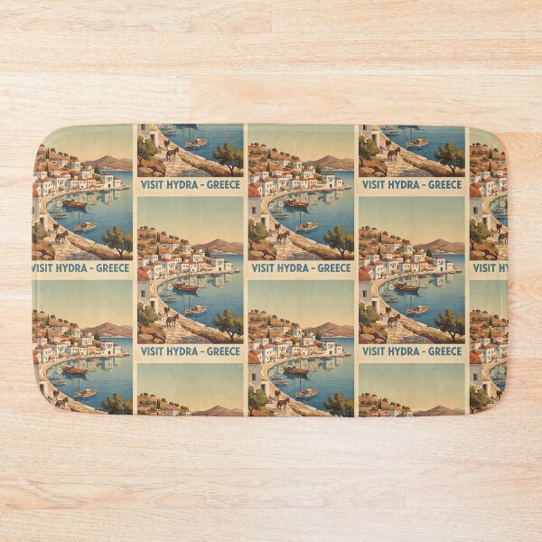 Item preview, Hydra Greece, Greek Island Vintage Travel Tourism designed and sold by TravelersGems.