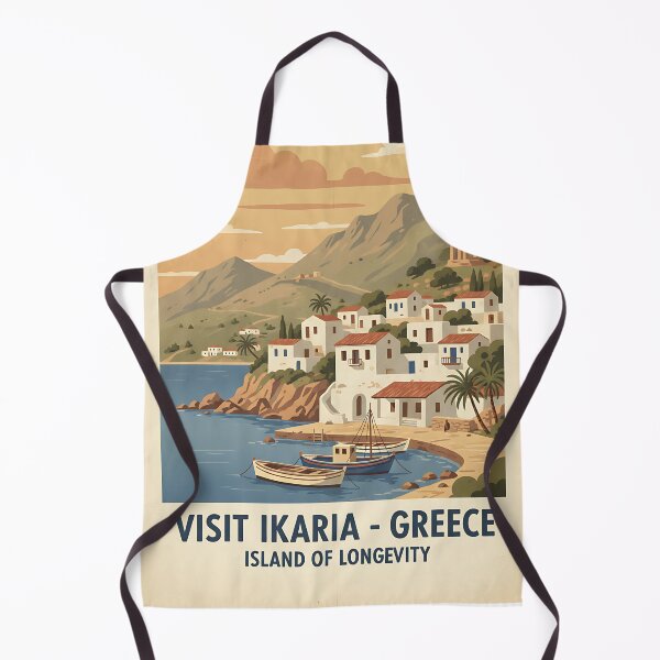 Item preview, Ikaria Greece, Greek Island Vintage Travel Tourism designed and sold by TravelersGems.