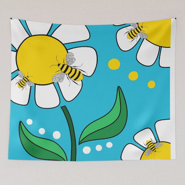 Item preview, Boho Design With Sunflowers And Bees designed and sold by Sartoris Art.