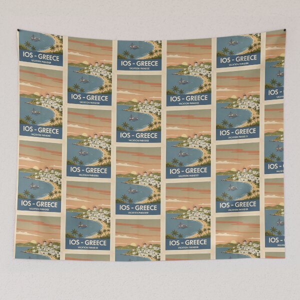 Item preview, Ios Greece, Greek Island Vintage Travel Tourism designed and sold by TravelersGems.