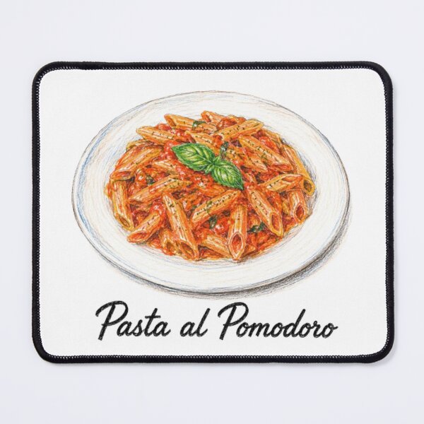 Item preview, Pasta al Pomodoro – Illustration Italian Cuisine designed and sold by JOANNASKAH.