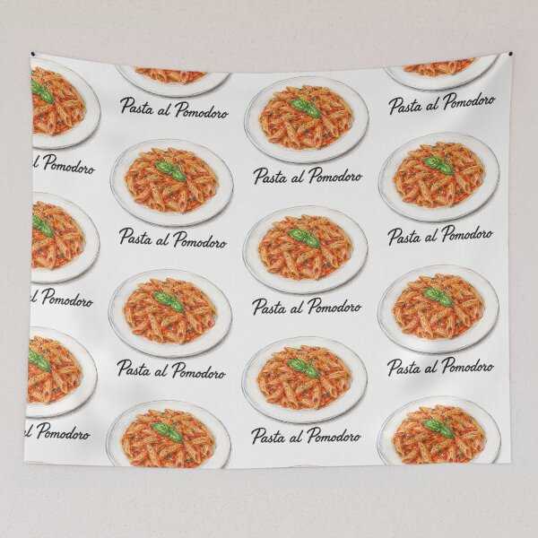 Item preview, Pasta al Pomodoro – Illustration Italian Cuisine designed and sold by JOANNASKAH.