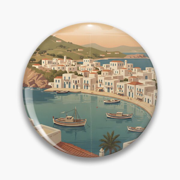 Item preview, Kalymnos Greece, Greek Island Vintage Travel Tourism designed and sold by TravelersGems.