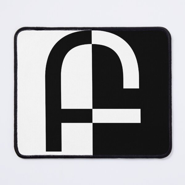 Item preview, Armenian letter P black and white designed and sold by Salpisart.