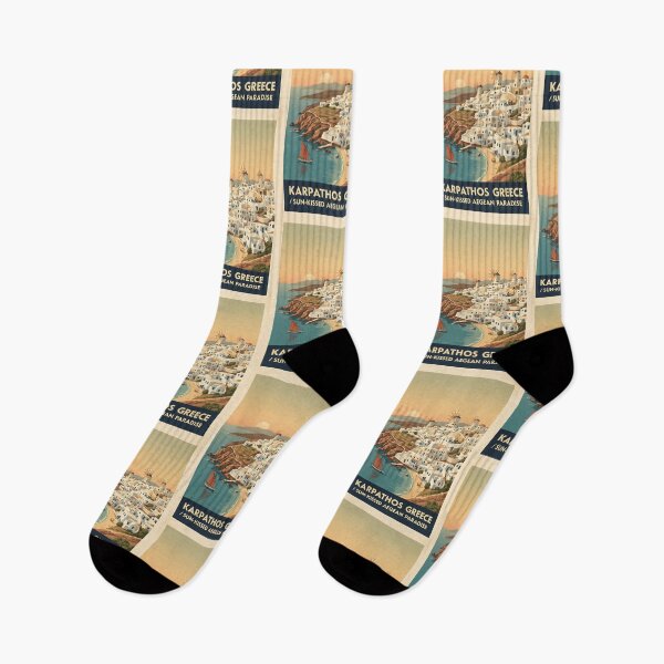 Item preview, Karpathos Greece, Greek Island Vintage Travel Tourism designed and sold by TravelersGems.