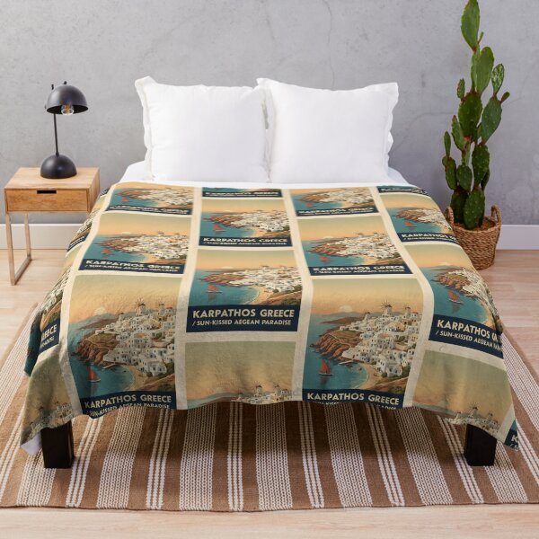 Item preview, Karpathos Greece, Greek Island Vintage Travel Tourism designed and sold by TravelersGems.