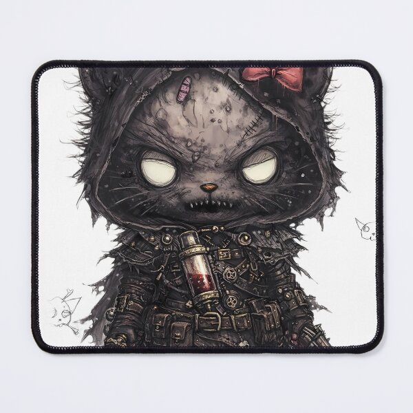 Item preview, Don't Let the Bow Fool You – Dark Kitty Warrior designed and sold by kitastylish.