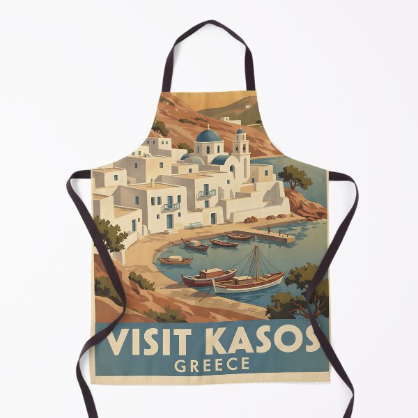 Item preview, Kasos Greece, Greek Island Vintage Travel Tourism designed and sold by TravelersGems.