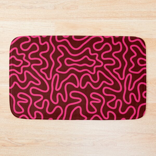 Item preview, Abstract Pink Wavy Lines Pattern designed and sold by Jeallan Designs.
