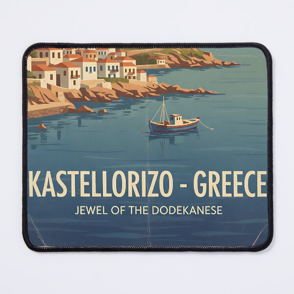 Item preview, Kastellorizo Greece, Greek Island Vintage Travel Tourism designed and sold by TravelersGems.