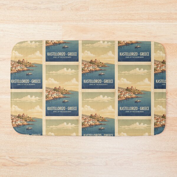 Item preview, Kastellorizo Greece, Greek Island Vintage Travel Tourism designed and sold by TravelersGems.