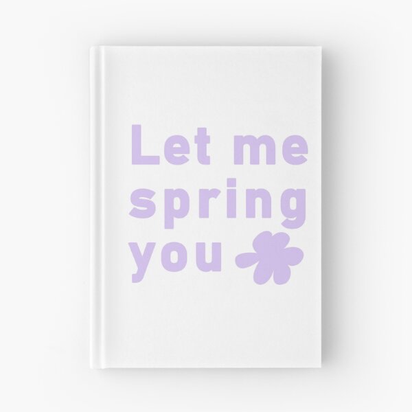 Item preview, Minimalist Let Me Spring You Floral Typography designed and sold by LekkieStudioArt.