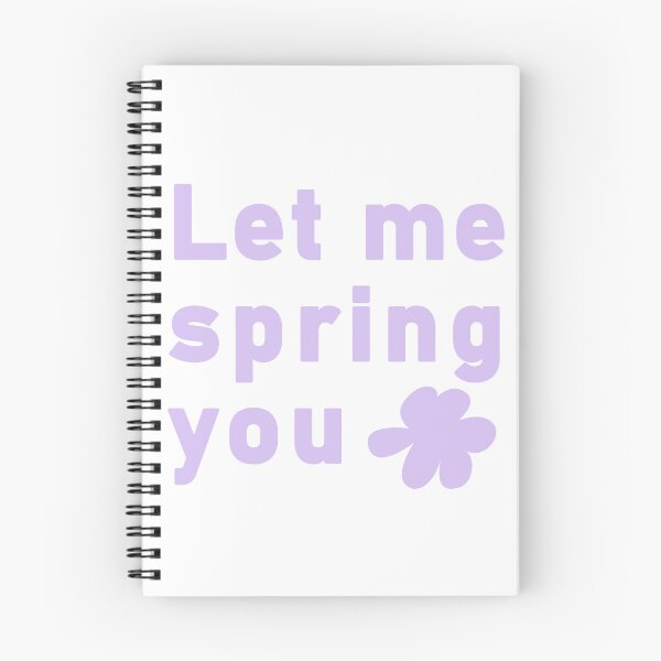 Item preview, Minimalist Let Me Spring You Floral Typography designed and sold by LekkieStudioArt.