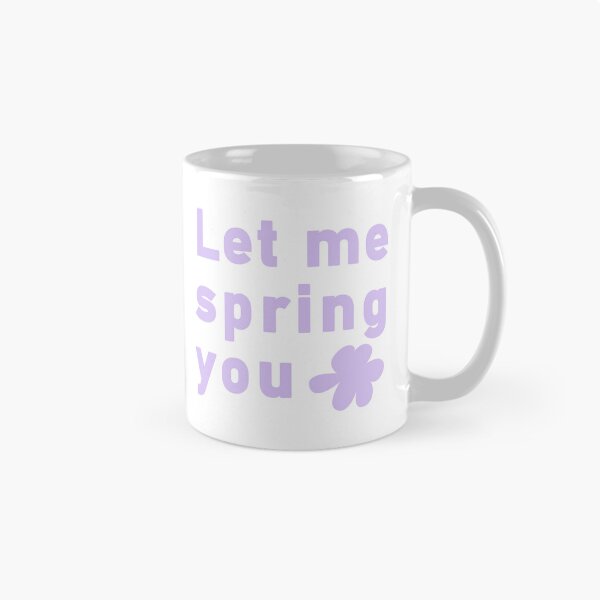 Item preview, Minimalist Let Me Spring You Floral Typography designed and sold by LekkieStudioArt.