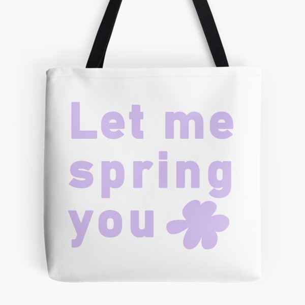 Item preview, Minimalist Let Me Spring You Floral Typography designed and sold by LekkieStudioArt.