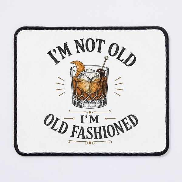 Item preview, I’m Not Old I’m Old Fashioned Vintage Humor Funny Birthday Saying designed and sold by NovaNookStudio.