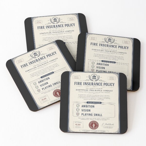 Item preview, Ambition Fire Insurance Policy  designed and sold by BlazEnBravado.