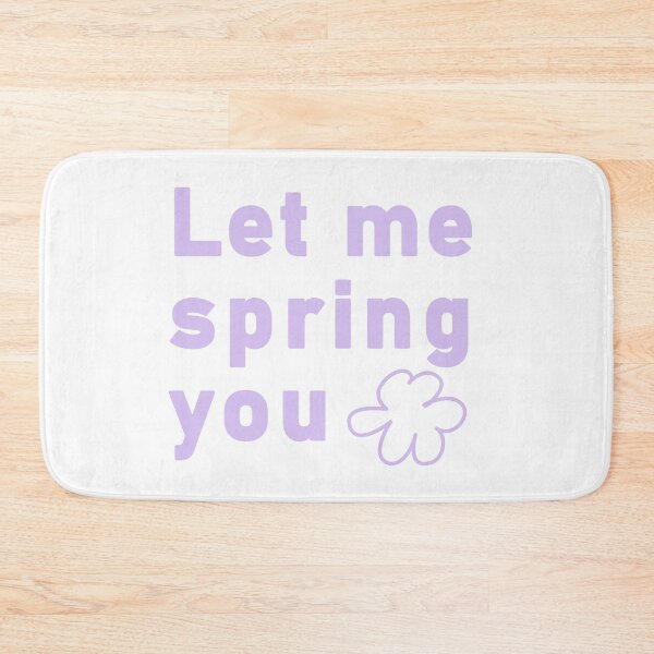 Item preview, Let Me Spring You Outline Floral Typography designed and sold by LekkieStudioArt.