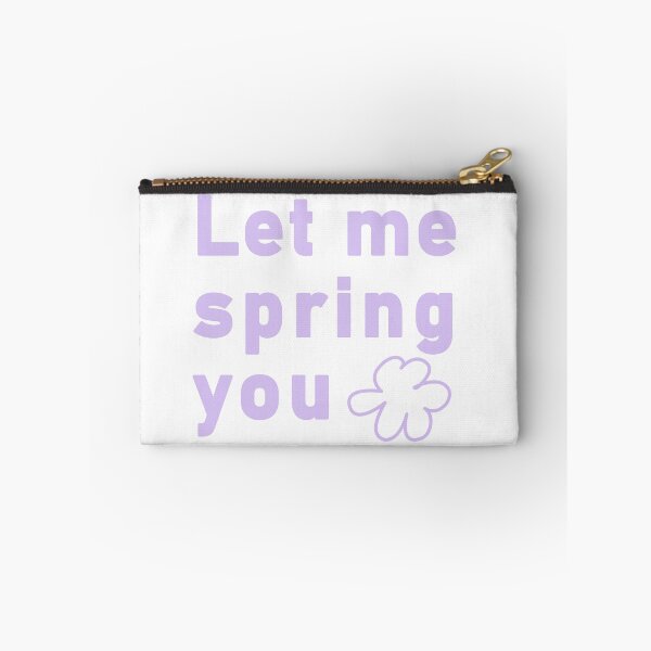 Item preview, Let Me Spring You Outline Floral Typography designed and sold by LekkieStudioArt.