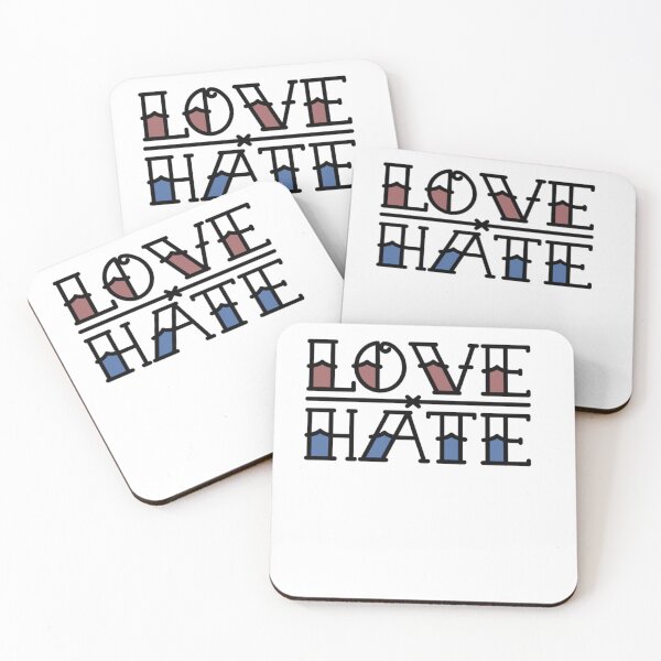 Item preview, Love Hate designed and sold by Wood&Dagger.