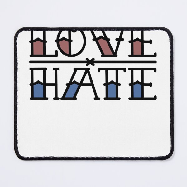 Item preview, Love Hate designed and sold by Wood&Dagger.