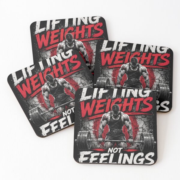 Item preview, Lifting Weights Not Feelings  Gym Motivation Design designed and sold by Pecata.