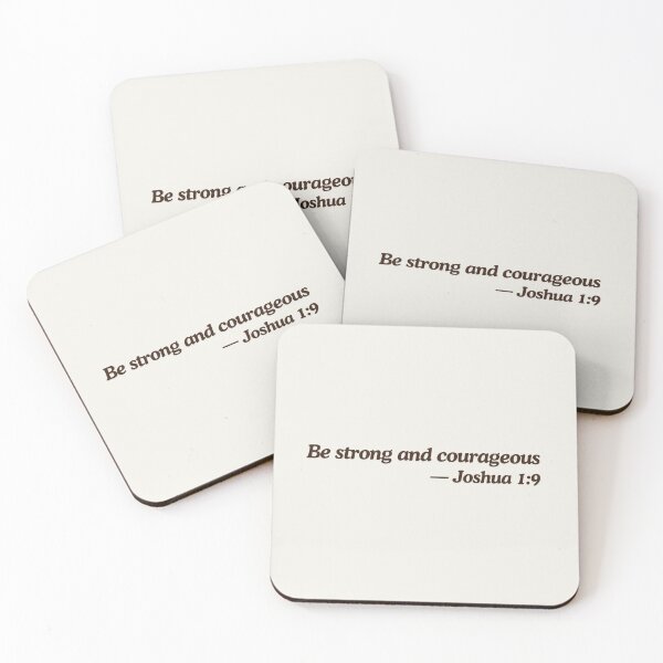 Item preview, Be Strong and Courageous Joshua 1 9  designed and sold by ElemntCo.