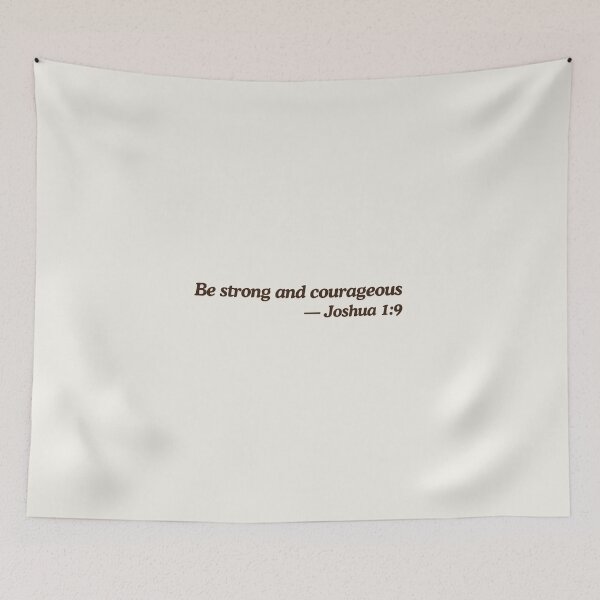 Item preview, Be Strong and Courageous Joshua 1 9  designed and sold by ElemntCo.