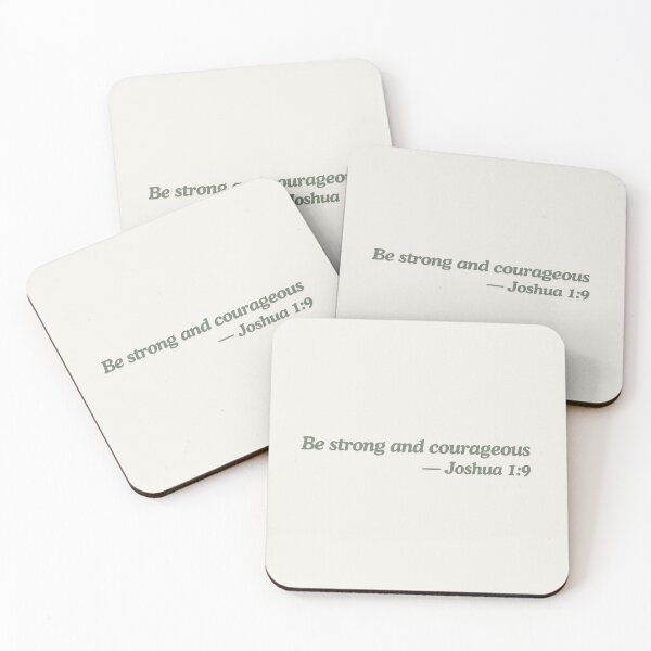 Item preview, Be Strong and Courageous Joshua 1 9  designed and sold by ElemntCo.