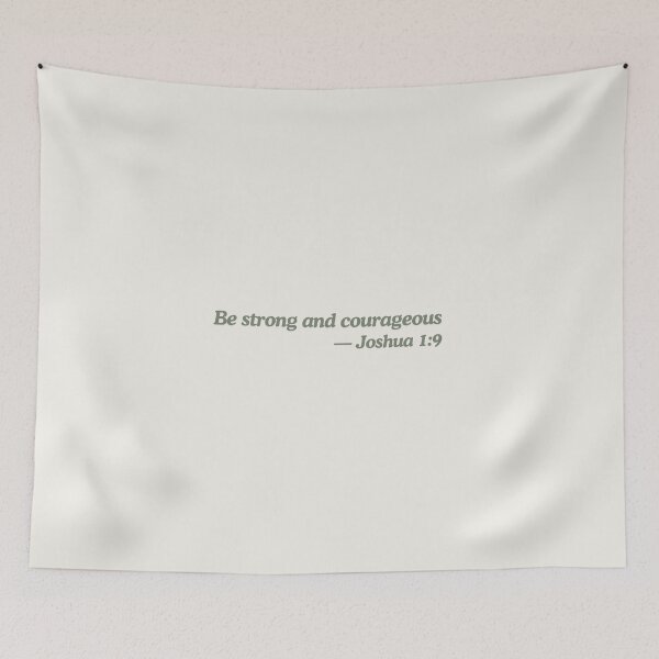 Item preview, Be Strong and Courageous Joshua 1 9  designed and sold by ElemntCo.