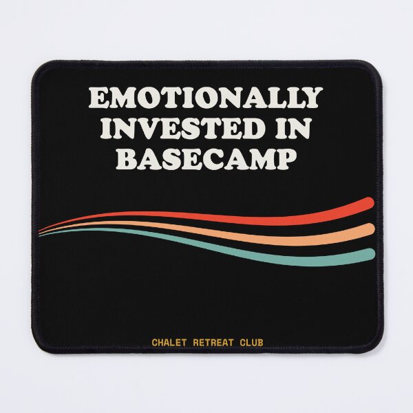 Item preview, Emotionally Invested In Basecamp Ironic Mountaineering Club Retro designed and sold by SlothcoreVibes.