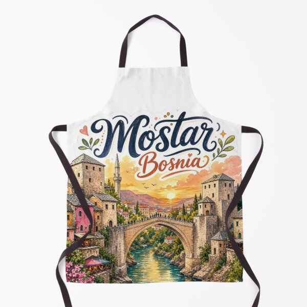 Item preview, Mostar Bosnia Historic Bridge Travel  designed and sold by Modefissi.