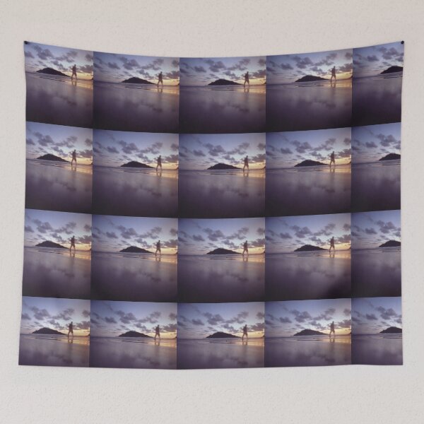 Item preview, Man walking on beach dusk sunset evening sky Hasselblad medium format film analogue photograph designed and sold by edwardolive.