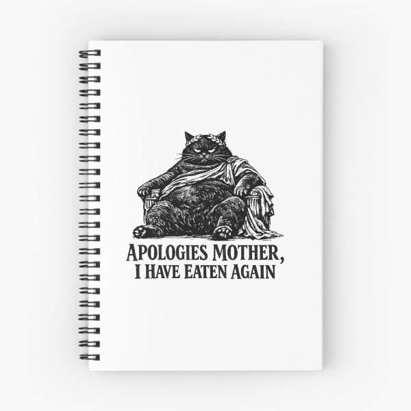 Item preview, Apologies Mother I Have Eaten Again Fat Cat Meme  designed and sold by AMICO77.