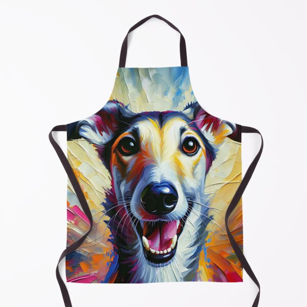 Item preview, Lurcher Acrylic Art: Fawn Brindle Longdog designed and sold by Puppy Puzzles Plus.