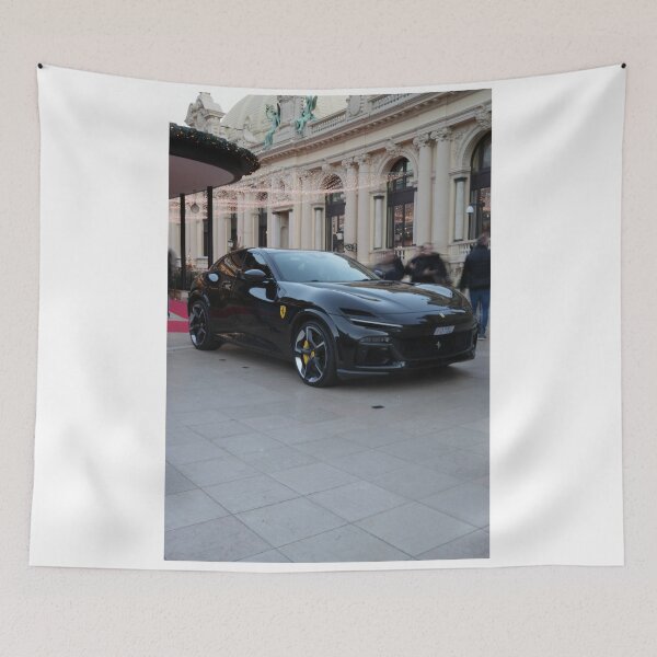 Item preview, Ferrari Purosangue Long Exposure — Monte Carlo Casino Square at Night designed and sold by ulvisuals.