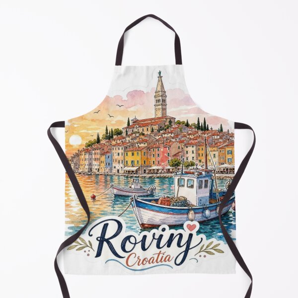 Item preview, Rovinj Croatia Coastal Vintage Travel designed and sold by Modefissi.