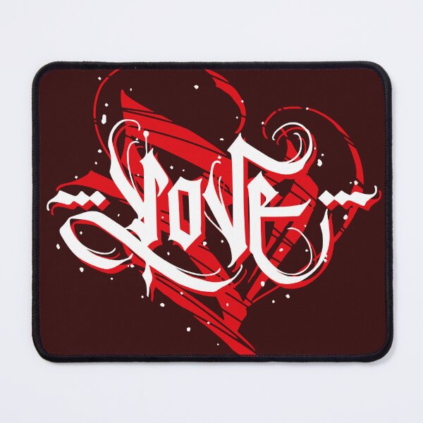 Item preview, LOVE CALLIGRAPHY LETTERS WITH HEART designed and sold by Plant On Demand.